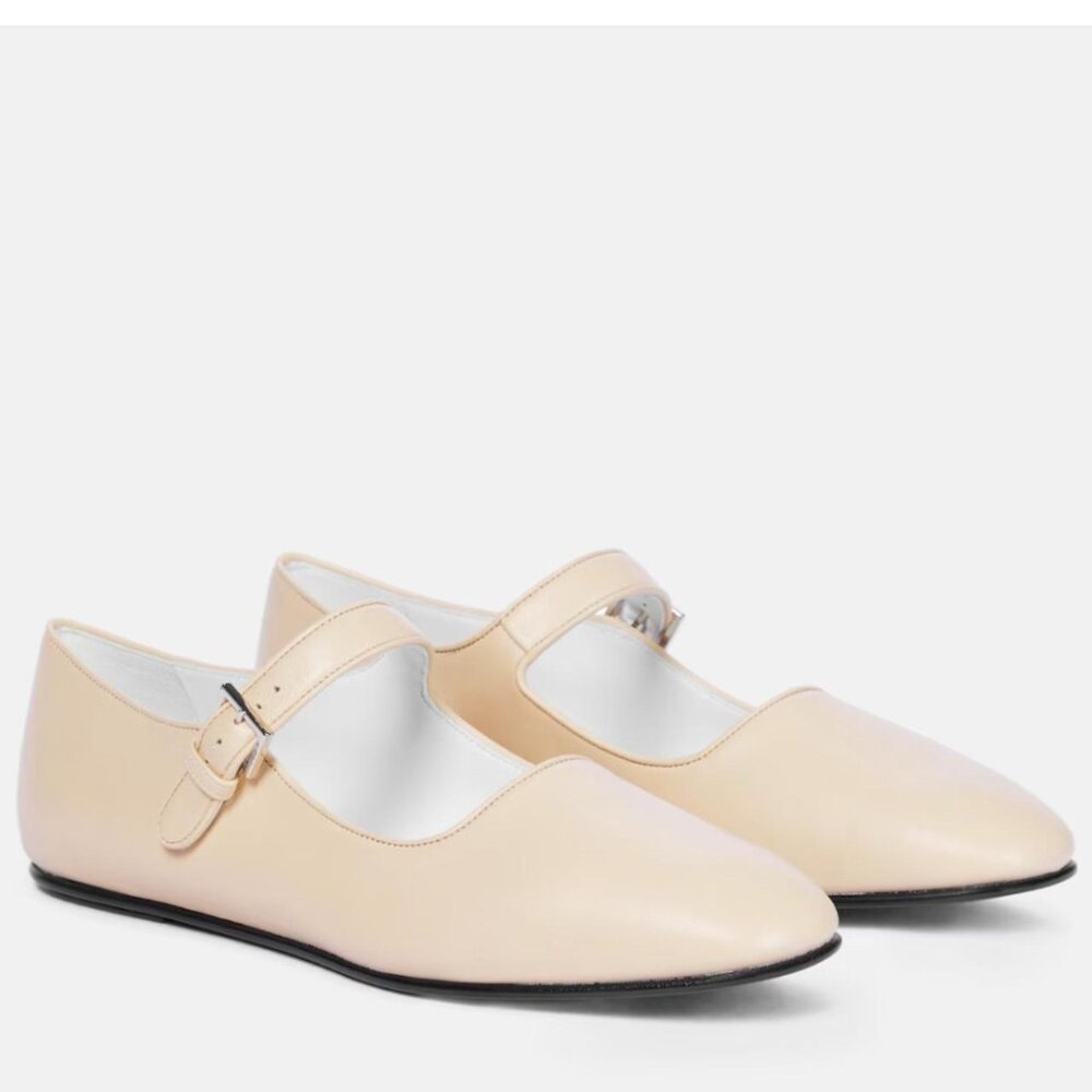 The Row Ava leather ballet flats - size 38